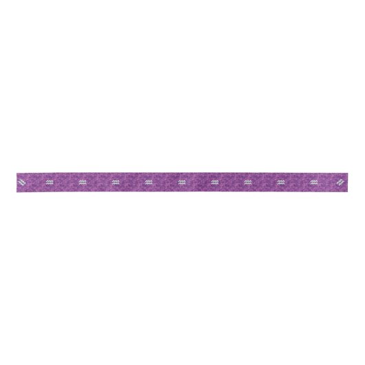 Aquarius Sign. over fuchsia roze digitale camo Lint (Voorkant)