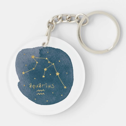 Aquarius Sleutelhanger (Achterkant)