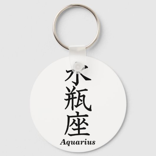 Aquarius Sleutelhanger (Voorkant)