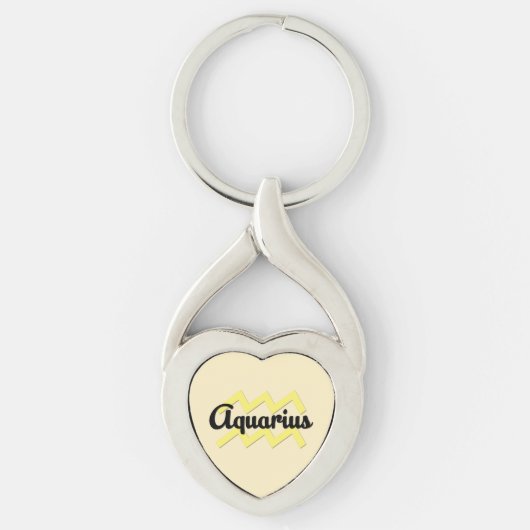 Aquarius Sleutelhanger (Voorkant)