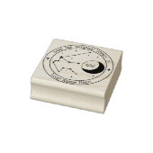Aquarius Specialized Zodiac Book Stamp Rubberstempel (Stempel)