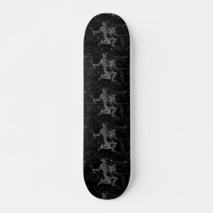 Aquarius Sterrenbeeld Kaart door Hevelius Skateboard