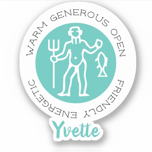 Aquarius Sticker (Voorkant)