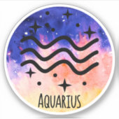 Aquarius Sticker (Voorkant)
