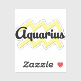 Aquarius Sticker