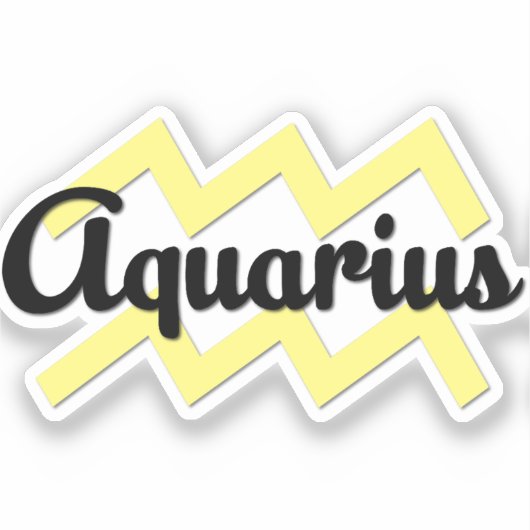 Aquarius Sticker (Voorkant)