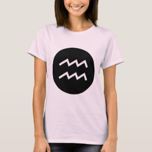 Aquarius-symbool - Gepersonaliseerd T-shirt
