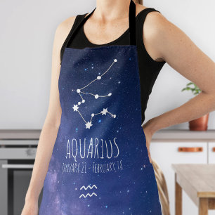 Aquarius Tablier de constellation Zodiaque perso