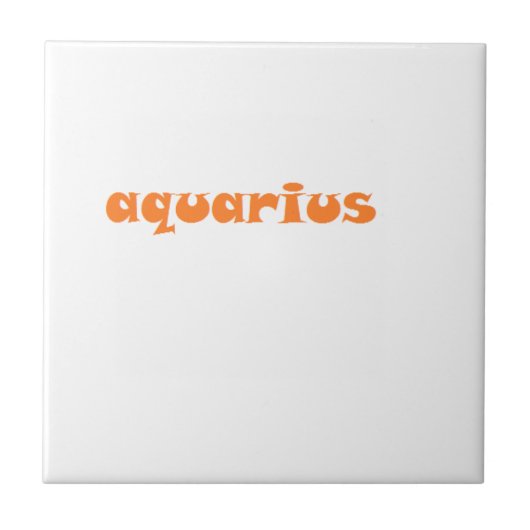 aquarius tegeltje (Voorkant)
