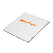 aquarius tegeltje (Zijkant)