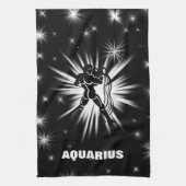Aquarius-teken Theedoek (Verticaal)