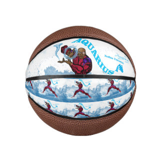 Aquarius Thema Verjaardagsfeestje Mini Basketbal.  Basketbal