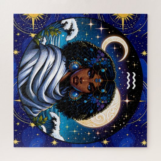 Aquarius Traits and Dates  | Water Bearer Legpuzzel (Horizontaal)