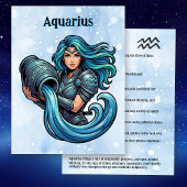 Aquarius Traits, Dates and Energy Briefkaart