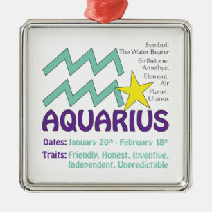 Aquarius Traits Ornament