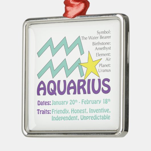 Aquarius Traits Ornament (Links)