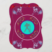 Aquarius Uitnodiging (Voorkant / Achterkant)