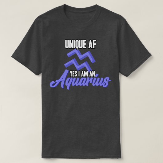 Aquarius Uniek T-shirt (Design voorkant)