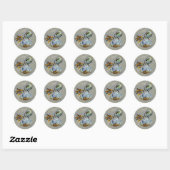 Aquarius Venice Ronde Sticker (Vel)