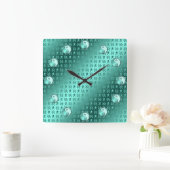 Aquarius Vierkante Klok (Huis)