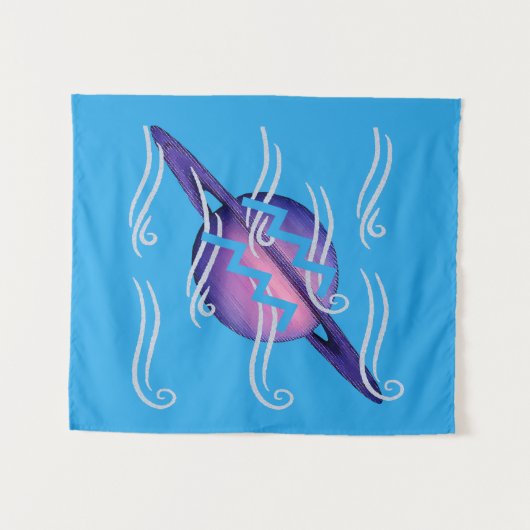 Aquarius Wandkleed (Voorkant (horizontaal))