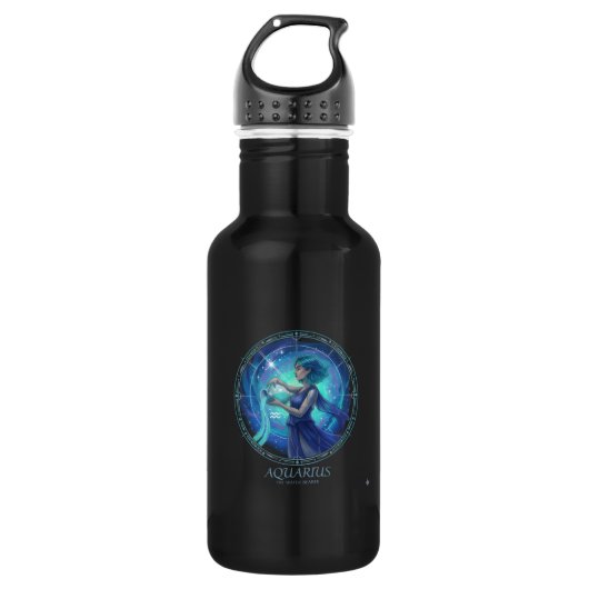 Aquarius Water Bottle Waterfles (Voorkant)