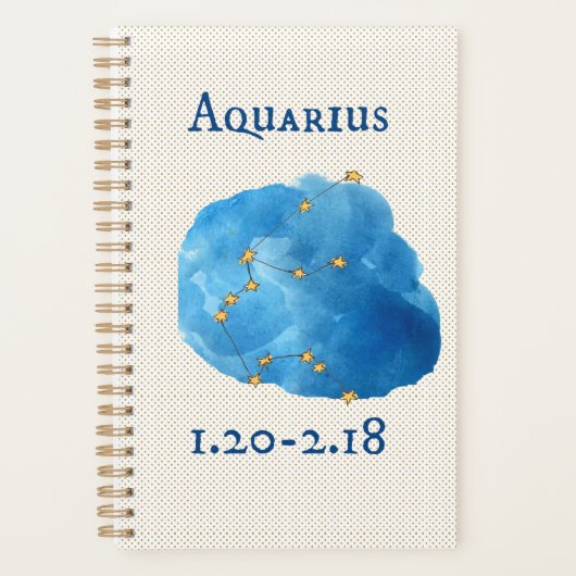 Aquarius-waterverf Planner (Voorkant)