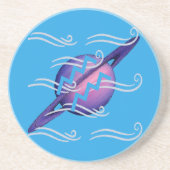 Aquarius Zandsteen Onderzetter (Voorkant)