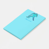 Aquarius Zodiac Astrology Blue Elegant Sun Sign Post-it® Notes (Schuin)