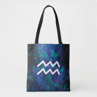 Aquarius Zodiac Canvas tas