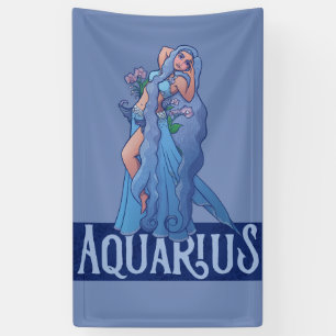 Aquarius Zodiac Goddess Belly Dancer Art Birthday Spandoek
