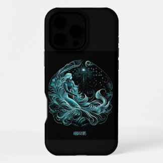 Aquarius Zodiac Horoscope iPhone 16 Pro Max Hoesje