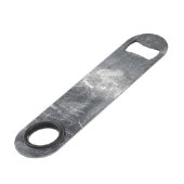 Aquarius Zodiac Industrial Silver Steel Speed Flessenopener (Achterkant Gekanteld)