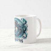 Aquarius Zodiac Mug - Conception Cosmique et Dream (Devant droit)