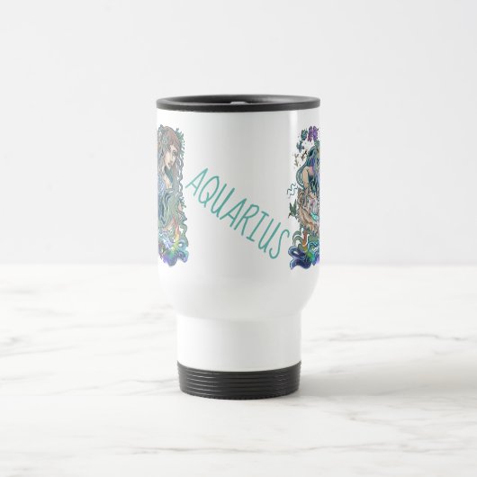 Aquarius Zodiac Reisbeker (Center)