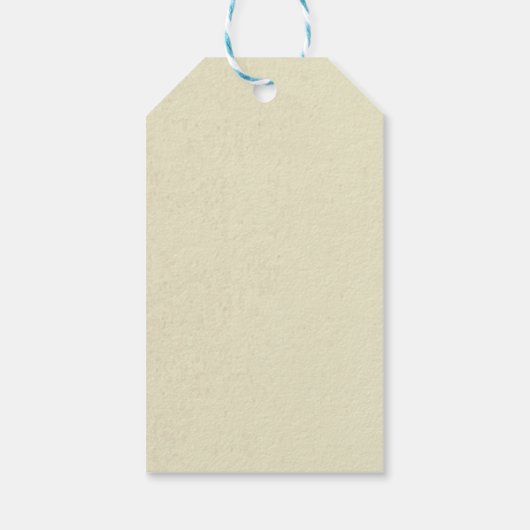 Aquarius Zodiac Sign Abstract Art Cadeaulabel (Achterkant)