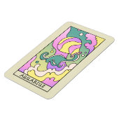 Aquarius Zodiac Sign Abstract Art  Magneet (Linkerzijde)
