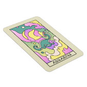 Aquarius Zodiac Sign Abstract Art  Magneet (Rechterzijde)