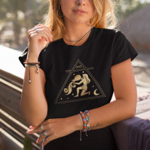 Aquarius Zodiac Sign Air Element in Gold