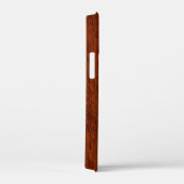 Aquarius Zodiac Sign Brown Mahogany Style Case-Mate iPhone Case (Achterkant / Rechts)