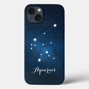 Aquarius Zodiac Sign Constellation iPhone 13 Hoesje