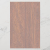 Aquarius Zodiac Sign Mahogany Style Flyer (Achterkant)