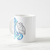 Aquarius Zodiac Sign Mok (Voorkant links)