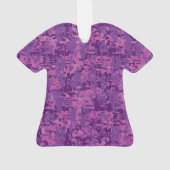 Aquarius Zodiac Sign on fuchsia digital camouflage (dos)