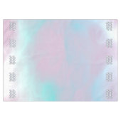 Aquarius Zodiac Sign Pastels Moeder van het pareld Tafelkleed (Voorkant (Horizontaal))