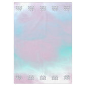 Aquarius Zodiac Sign Pastels Moeder van het pareld Tafelkleed (Voorkant)