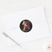 Aquarius - Zodiac Sign Ronde Sticker (Envelop)