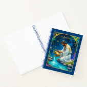 Aquarius Zodiac Sign Under a Starry Sky Journal  (Intérieur)