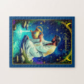 Aquarius Zodiac Sign Under a Starry Sky Legpuzzel (Horizontaal)