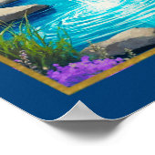 Aquarius Zodiac Sign Under a Starry Sky Poster (Hoek)